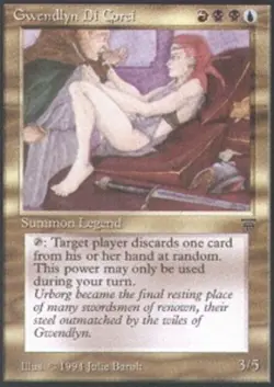1x Gwendlyn Di Corci Heavy Play, English Legends MTG Magic - Image 1