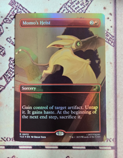 MTG Foil Momo's Heist Borderless Avatar Last Airbender NM - Image 1
