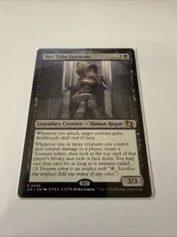 Rev, Tithe Extractor 0045 Non Foil Rare Foundations Jumpstart MTG NM - Image 2