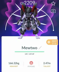 Pokemon Go PTC Acc, Guaranteed Lucky Armor Mewtwo - Image 1