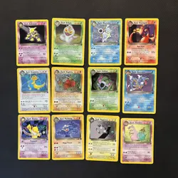 Pokemon Team Rocket Complete Set 83/82 100% Master Vintage 2000 w Raichu - Image 2