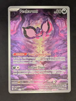 2024 Pokemon TCG Pecharunt Promo #129 SV-Scarlet & Violet Black Star ETB Holo NM - Image 1
