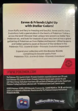 Pokemon TCG: Scarlet & Violet Prismatic Evolutions Booster Bundle 6 packs SEALED - Image 2