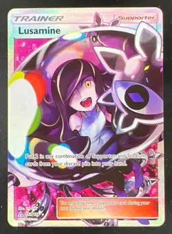 2018 Pokemon Sun & Moon Ultra Prism #153/156 Lusamine - Image 1