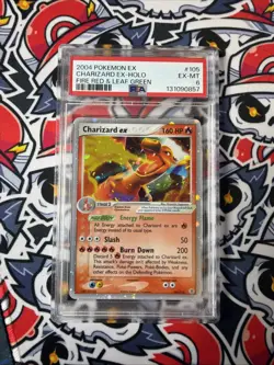 2004 POKEMON EX FIRE RED & LEAF GREEN #105 CHARIZARD EX-HOLO PSA 6 “Regrade”! - Image 1