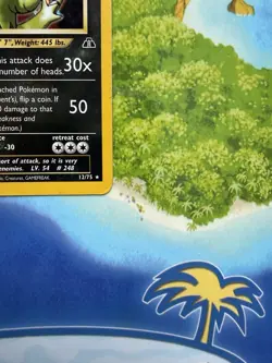 Pokemon Tyranitar 1st Edition Neo Discovery 12/75 Holo Rare Heavily Played - Image 4