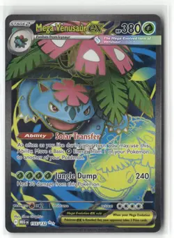 Pokemon Mega Venusaur ex - Ultra Rare ME01: Mega Evolution 155/132 NM - Image 1