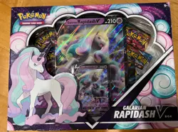 *SEALED* Pokemon TCG: Galarian Rapidash V Box - Box Is Creased A Bit Not Perfect 820650808739 - Image 1