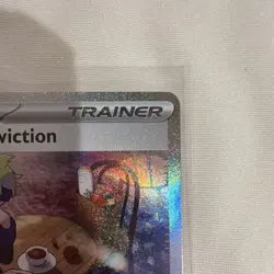 Pokemon Morty's Conviction Full Art Holo Ultra Rare Trainer SV05 211/162 - Image 2