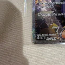 Pokemon Morty's Conviction Full Art Holo Ultra Rare Trainer SV05 211/162 - Image 4