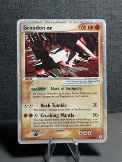 Groudon ex - 93/101 - Pokemon Hidden Legends Ultra Rare MP - Image 2
