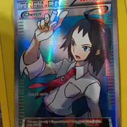 Pokemon TCG Cheren Trainer Full Art Ultra Rare Holo 148/149 Boundaries Crossed - Image 1