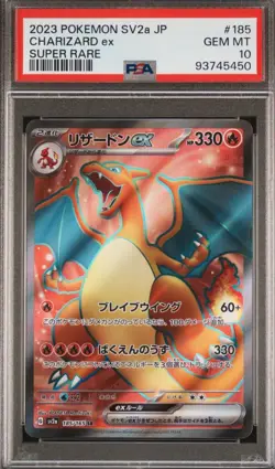 PSA 10 - Pokemon Sv2a Japanese 151 Charizard ex 185/165 - Image 3
