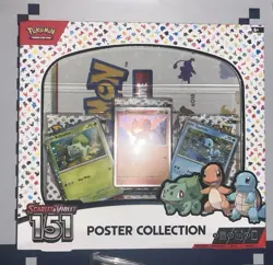 Pokemon 151 Poster Collection Lot: Sealed Box + PSA 10 Bulbasaur Promo! - Image 2