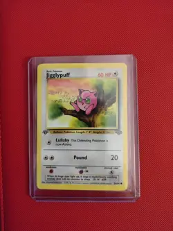 1999 Pokemon Jungle 1st Edition 54/64 Jigglypuff LP - Image 1