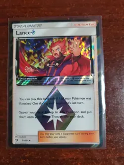 Pokemon TCG Lance Prism Star Dragon Majesty 61/70 Holo Holo Rare - Image 1