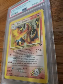 2000 Pokemon Blaine's Charizard Gym Challenge 2/132 Holo Rare PSA 5 Ex - Image 5