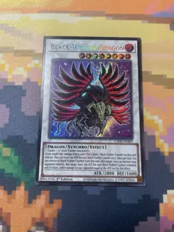 Black-Winged Dragon - L5DD-ENS03 - Secret Rare YuGiOh - Image 2