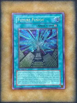 Yugioh Future Fusion POTD-EN044 Ultimate Rare 1st Ed LP - Image 1