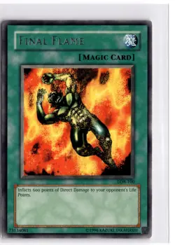 Final Flame Unlimited Rare LOB-100 NM - Image 1