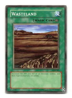 Wasteland - LOB-047 - YuGiOh-LP - Image 1