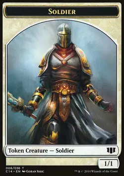 Soldier Token - Commander 2014 Tokens | MTG Card - Image 3