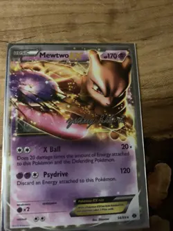Pokemon Card MEWTWO EX ULTRA RARE NEXT DESTINIES 54/99-Near Mint - Image 1