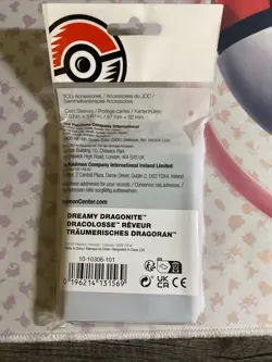 Pokemon Center Dreamy Dragonite Card Sleeves Pikachu Pokemon 65 Sleeves SOLD OUT - Image 2