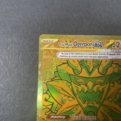 Pokemon TCG Prismatic Evolutions 177/131 Teal Mask Ogerpon ex Card Pack Fresh 2 - Image 2