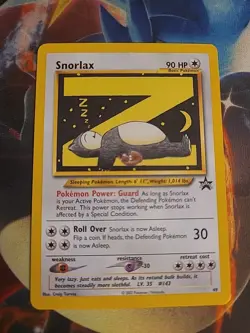 Snorlax Z 49 - Pokemon Wizards Black Star Promo Card NM z5 - Image 1