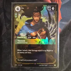Riftbound Yasuo Card OGN 076/298 English League of Legends - Image 1