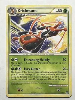 Kricketune 24/102 MINT -Vintage Rare Pokemon Card- HGSS Triumphant - Image 1