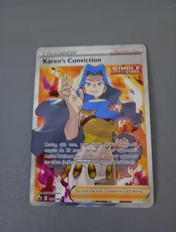 Pokemon Karen's Conviction Card 193/198 Chilling Reign - Image 1