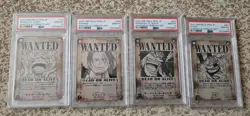 PSA 10 Sequential OP09 Wanted Set One Piece Cards Japanese - Image 1
