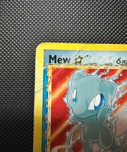Pokemon Card-Mew-Gold Star-Holo-Ex Dragon Frontiers-101/101-ENG-Very Played - Image 3