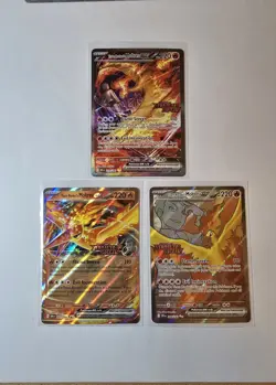 Pokemon TCG Team Rockets Moltres EX 229/182 Destined Rivals 208/182 031/182 Card - Image 1