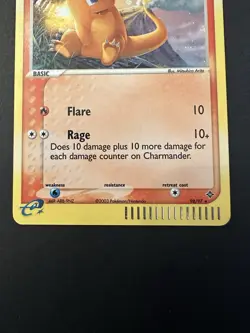 Pokemon Charmander EX Dragon Secret Rare Holo Card 98/97 Near Mint Condition - Image 3