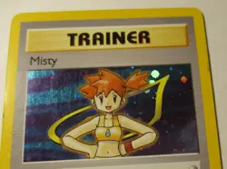 Pokemon TCG Gym Heroes Trainer Misty 18/132 Holo Card 2000 Played Vintage RARE - Image 4