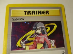Pokemon TCG Gym Challenge Trainer Sabrina 20/132 Holo Card 2000 Played Vintage - Image 4