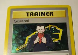 Pokemon TCG Gym Challenge Trainer Giovanni 18/132 Holo Card 2000 Played Vintage - Image 4