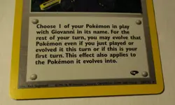 Pokemon TCG Gym Challenge Trainer Giovanni 18/132 Holo Card 2000 Played Vintage - Image 5