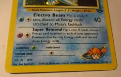 Pokemon TCG Gym Challenge Misty's Golduck 12/132 Holo Card 2000 Played Vintage - Image 5