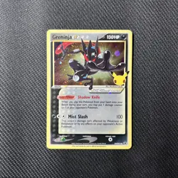 Greninja Gold Star Black Star Promo SWSH144 Sword & Shield Promo Cards Holo DMG - Image 1