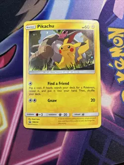 Pikachu - SM234 - Black Star Holo Rare Promo - Pokemon Card - LP - Image 1