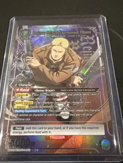 Union Arena Attack On Titan 3 Card Set, Sasha, Reiner, Hange - Image 2