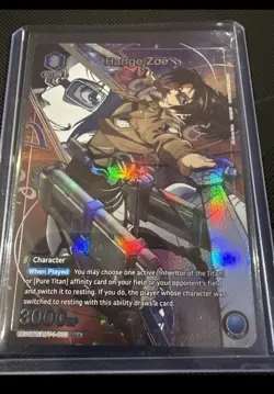 Union Arena Attack On Titan 3 Card Set, Sasha, Reiner, Hange - Image 3
