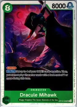 Dracule Mihawk OP12-030 Legacy of the Master - One Piece Card Game - NM - Image 1