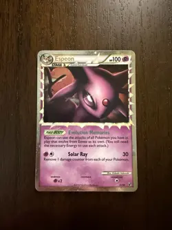 Pokemon TCG Espeon Prime Ultra Rare Card 81/90 Undaunted - Image 1