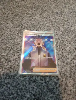 Boss's Orders SWSH251 Cyrus Full Art Trainer Black Star Promo Card - Image 1
