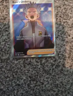 Boss's Orders SWSH251 Cyrus Full Art Trainer Black Star Promo Card - Image 3